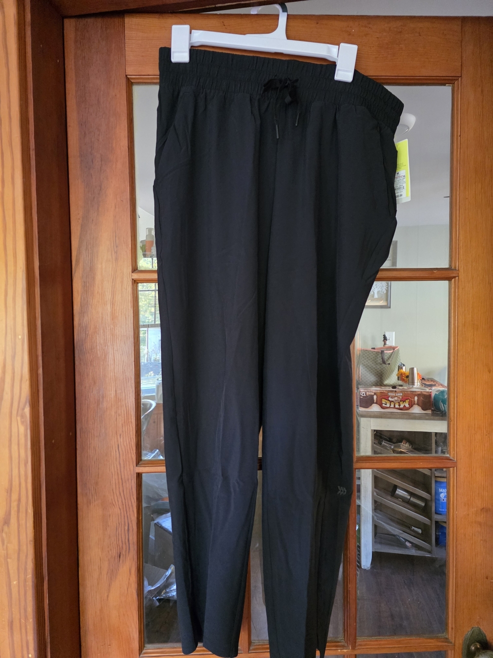 Womens Black Taper Pants